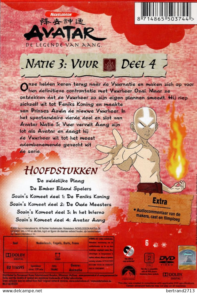 Avatar "De Legende Van Aang" Natie 3: Vuur  Deel 4 - Children & Family