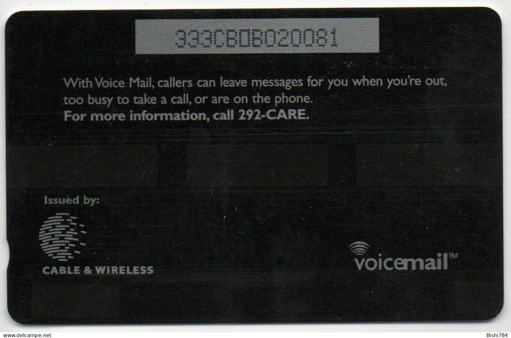 Barbados - Voicemail - 333CBDB (rounded 3s) - Barbades