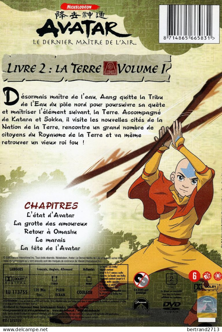 Avatar "Le Dernier Maître De L'air" Livre 2: La Terre  Volume 1 - Infantiles & Familial