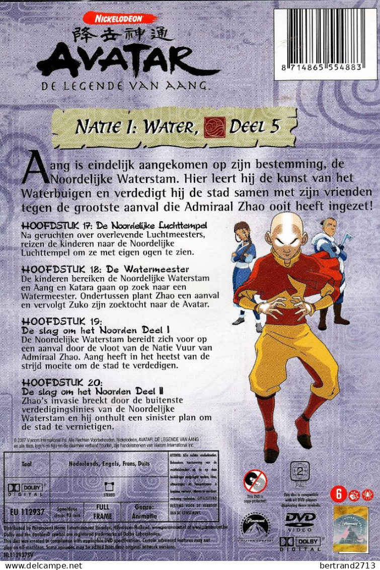 Avatar "De Legende Van Aang" Natie 1 Water Deel 5 - Infantiles & Familial