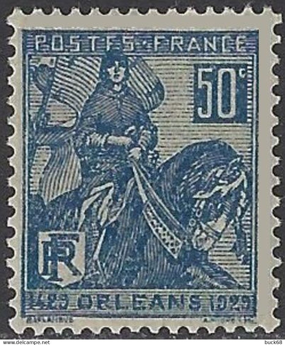 FRANCE  257 * MVLH Délivrance Orléans 1429 Par Jeanne D'Arc 1929 (CV 2,30 €) [GR] - Neufs