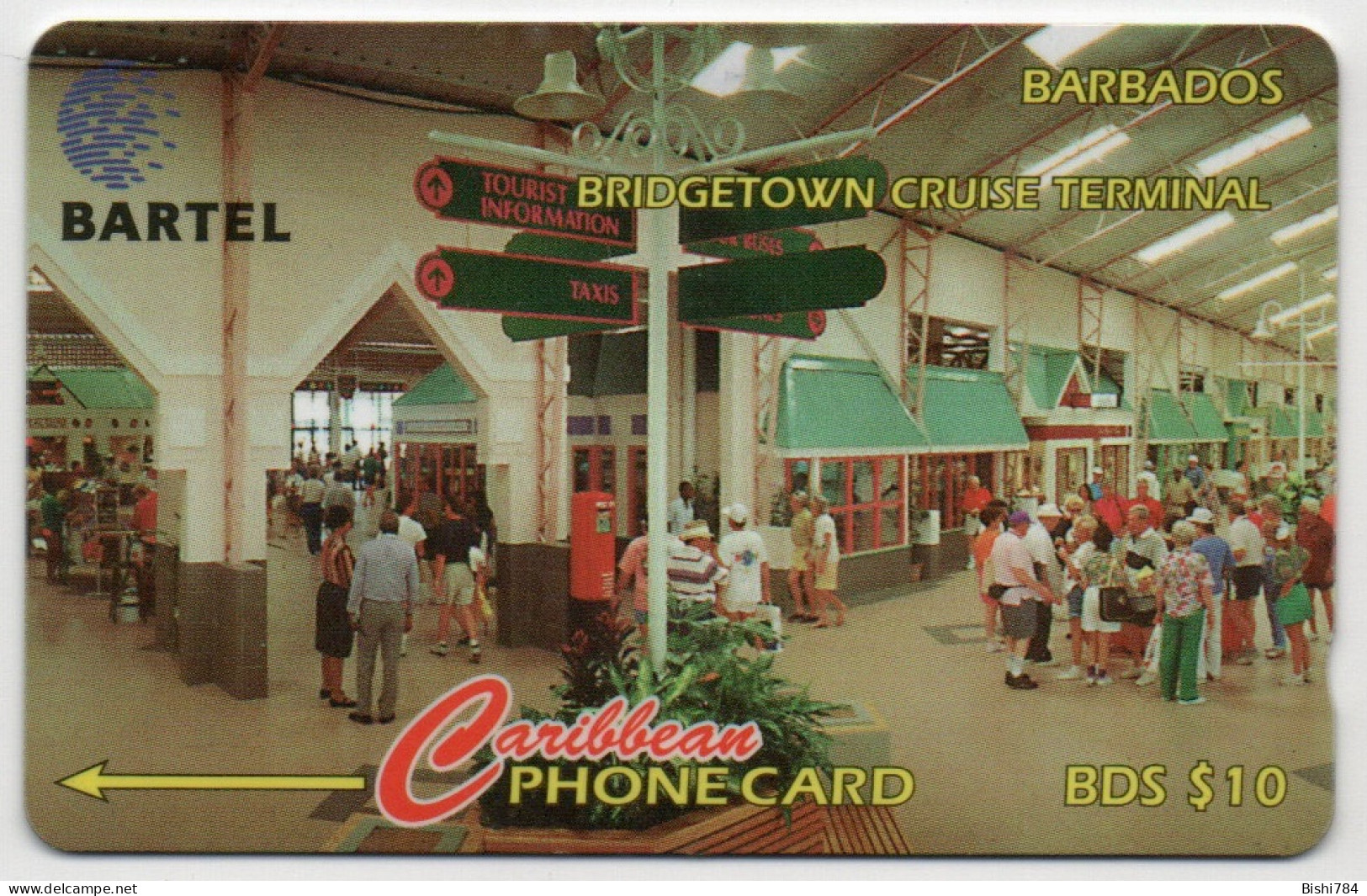 Barbados - Cruise Terminal - 92CBDC (Medium Digits With Ø) - Barbados (Barbuda)