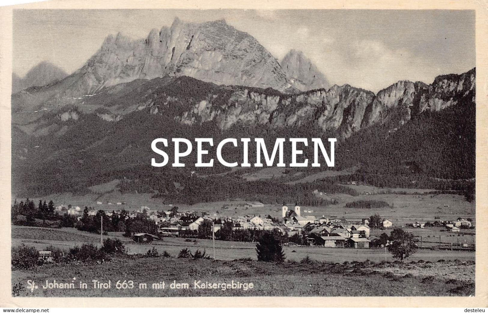 St. Johann In Tirol Mit Dem Kaisergebirge - Fieberbrunn