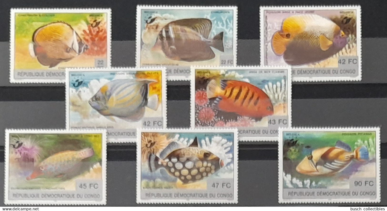 Congo Kinshasa 2000 COB 1960 - 1967 Belgica Poissons Fische Fishes - Fishes