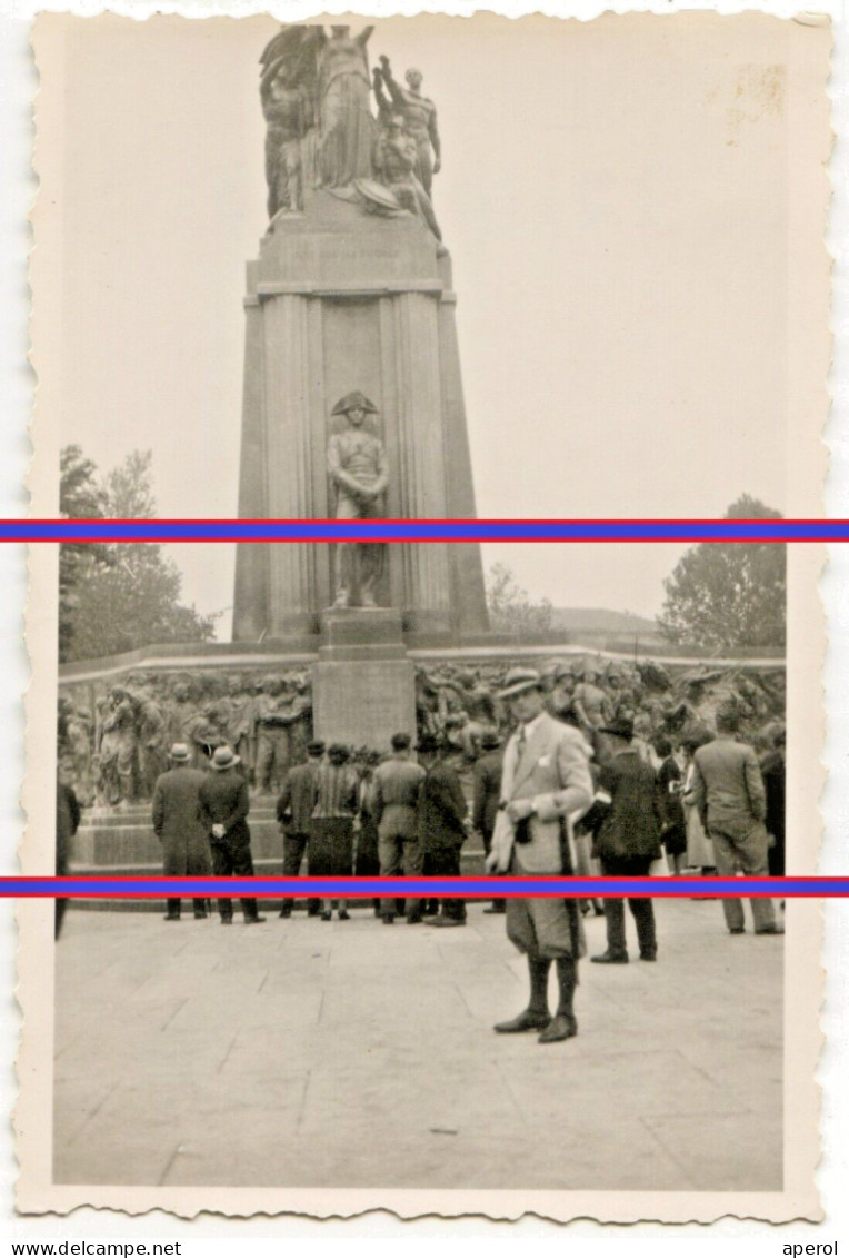 22 Ottobre 1933 - INAUGURAZIONE MONUMENTO Al CARABINIERE - 2 Foto TORINO Carabinieri - Monuments Aux Morts