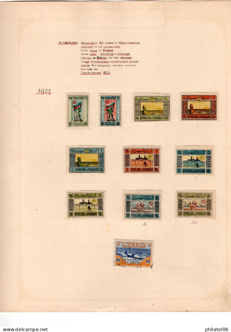 VIEILLE COLLECTION EMPIRE RUSSE, LEVANT RUSSE, ARMENIE, AZERBAIDJAN   A ETUDIER