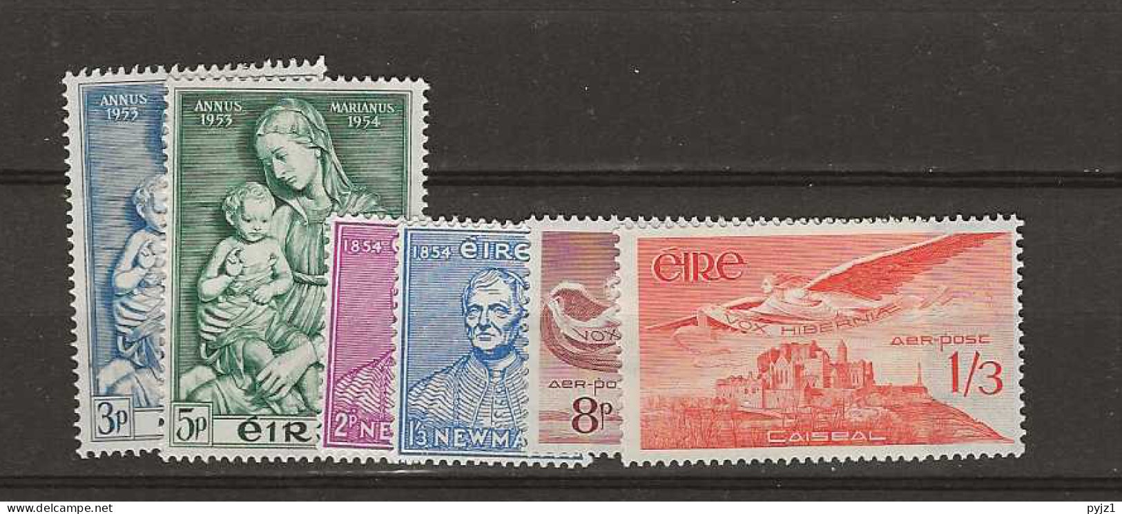 1954 MNH Ireland Year Complete According To Michel Postfris** - Années Complètes