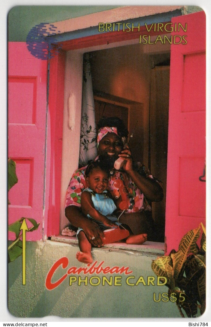 British Virgin Islands - Woman On Phone - 10CBVB - Jungferninseln (Virgin I.)