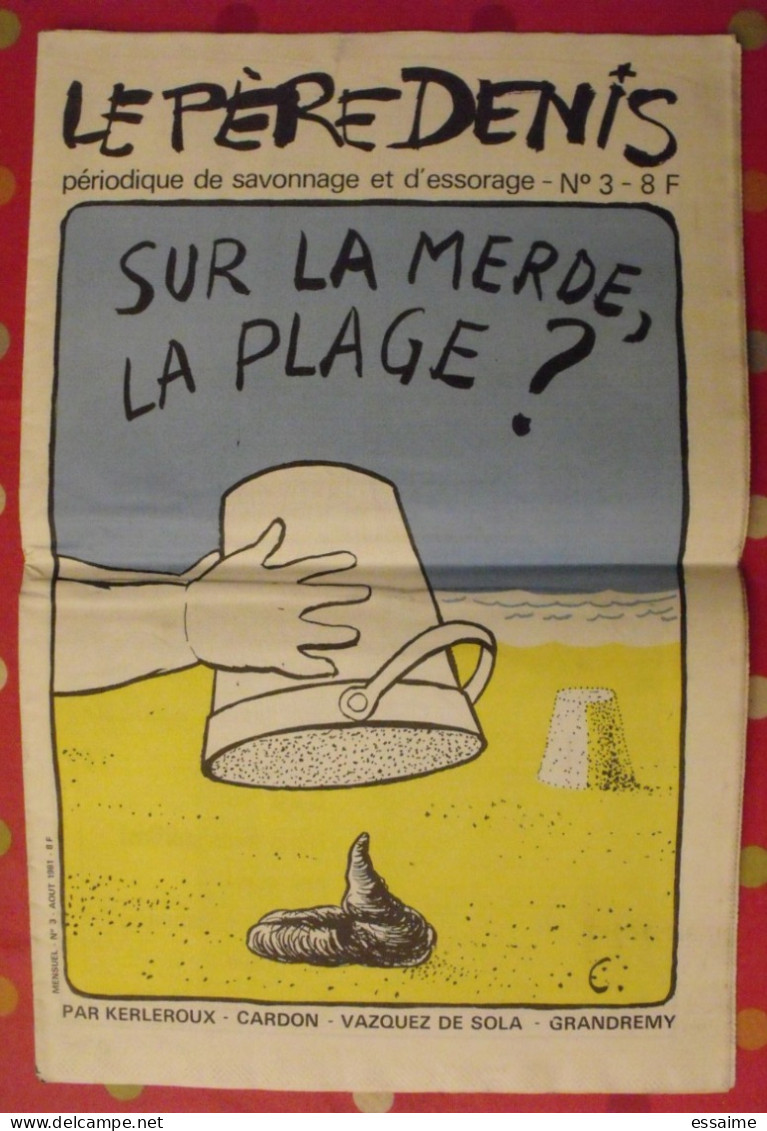 Le Père Denis N° 3 De 1981. Kerleroux Cardon Vazquez De Sola Grandremy. Périodique De Savonnage Et D'essorage - Sonstige & Ohne Zuordnung