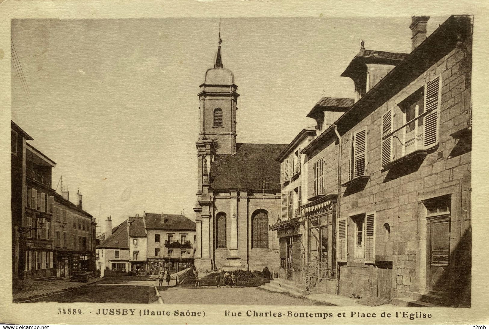 JUSSEY (Haute-Saône) - Rue Charles-Bontemps Et Place De L'Eglise - Jussey