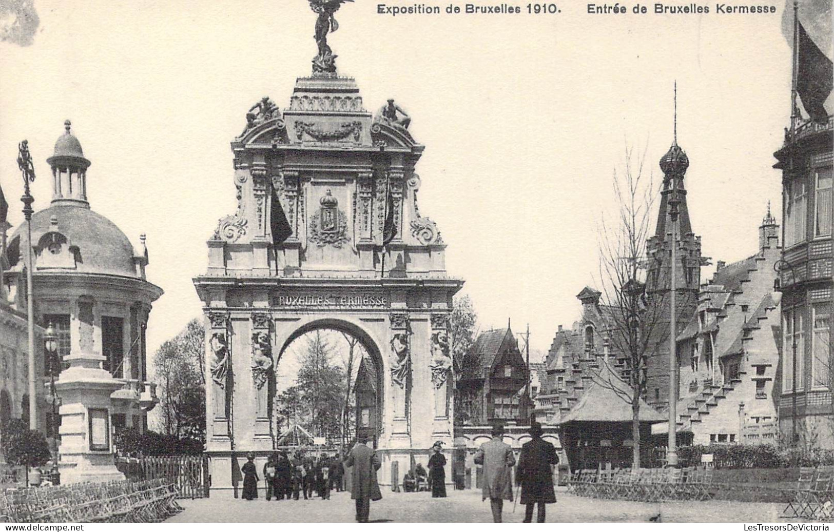 BELGIQUE - Bruxelles - Exposition De Bruxelles 1910 - Entrée De Bruxelles Kermesse - Carte Postale Ancienne - Expositions Universelles