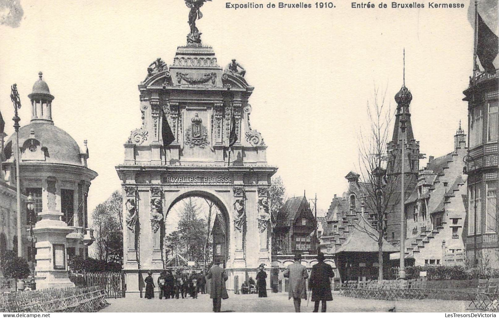 BELGIQUE - Bruxelles - Exposition De Bruxelles 1910 - Entrée De Bruxelles Kermesse - Carte Postale Ancienne - Mostre Universali