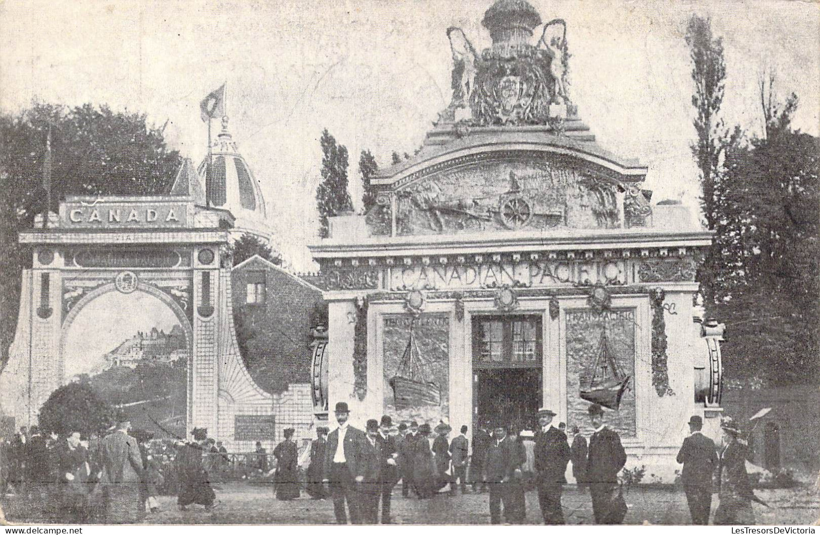 BELGIQUE - Bruxelles - Exposition De Bruxelles 1910 - Pavillon De La " Canadian Pacific " - Carte Postale Ancienne - Mostre Universali