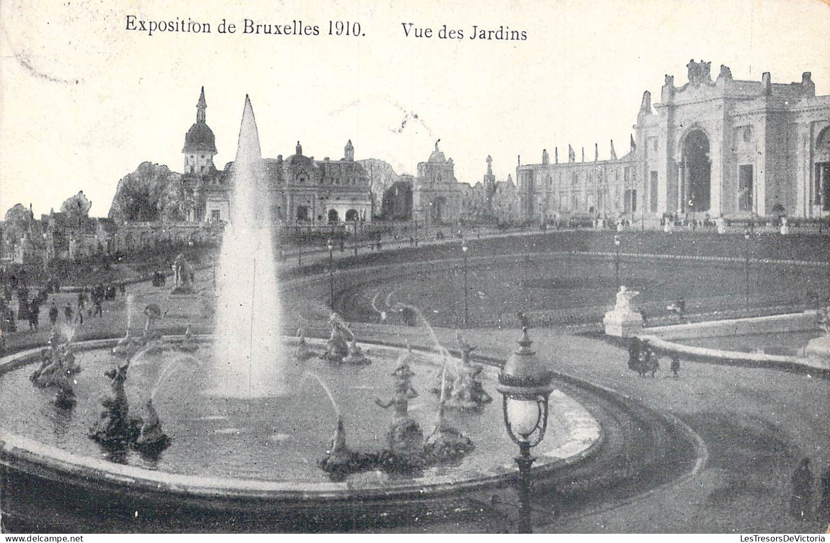 BELGIQUE - Bruxelles - Exposition De Bruxelles 1910 - Vue Des Jardins - Carte Postale Ancienne - Expositions Universelles