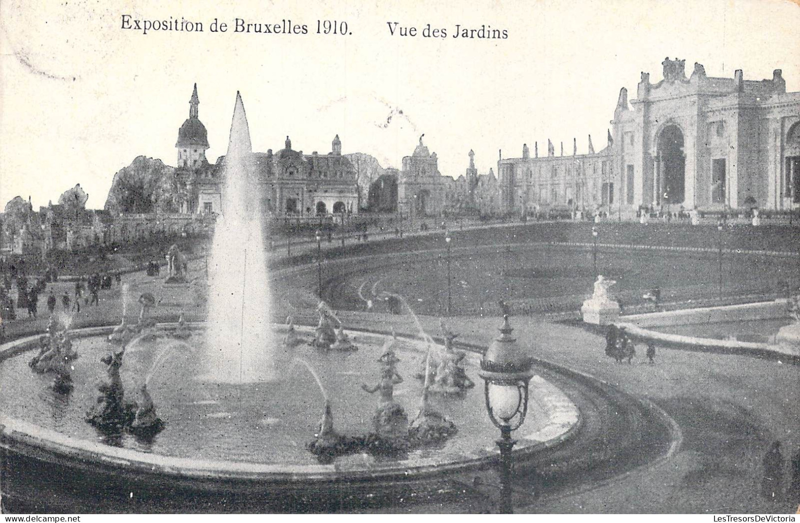 BELGIQUE - Bruxelles - Exposition De Bruxelles 1910 - Vue Des Jardins - Carte Postale Ancienne - Mostre Universali
