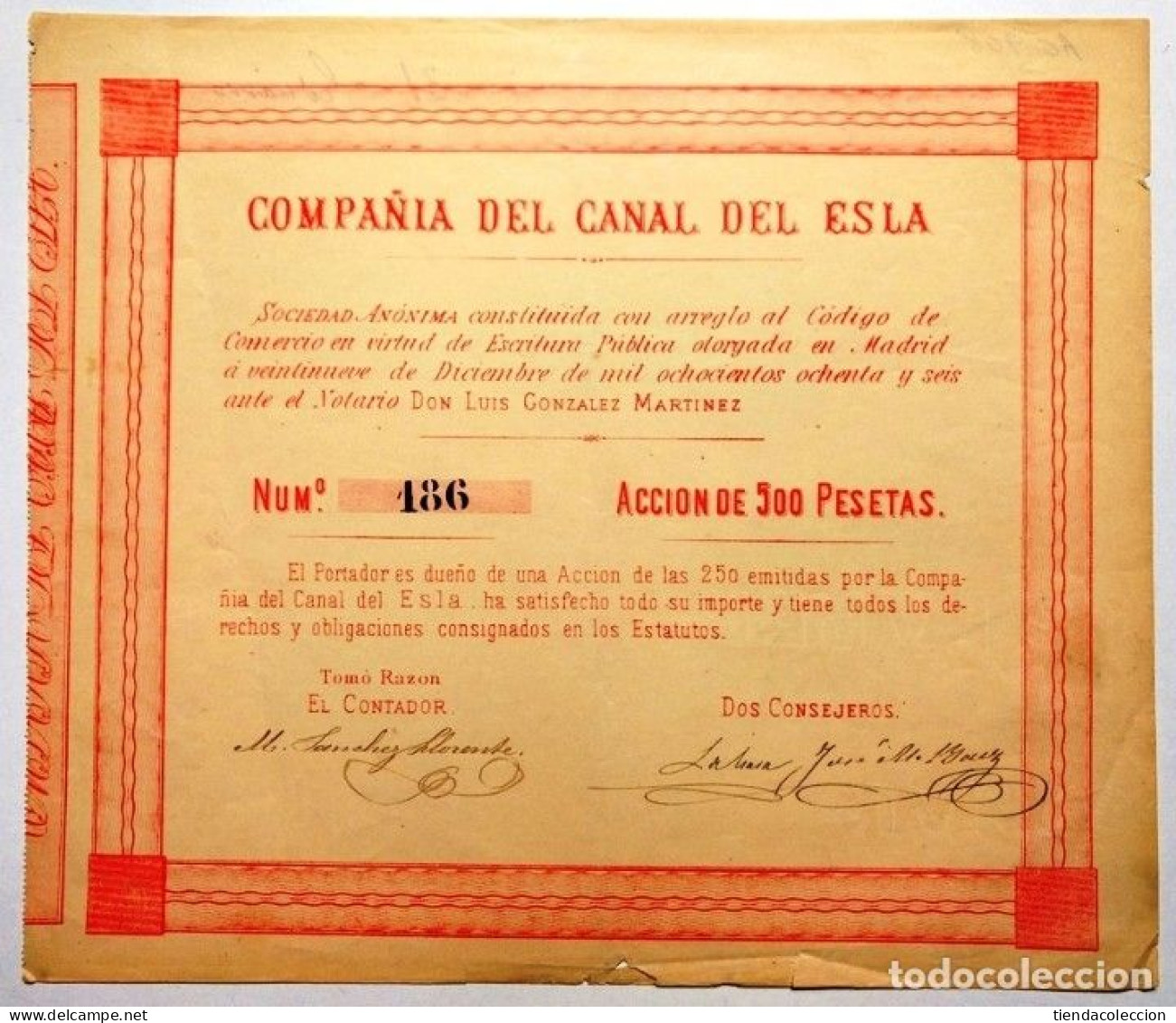 COMPAÑIA DEL CANAL DEL ESLA - Agua