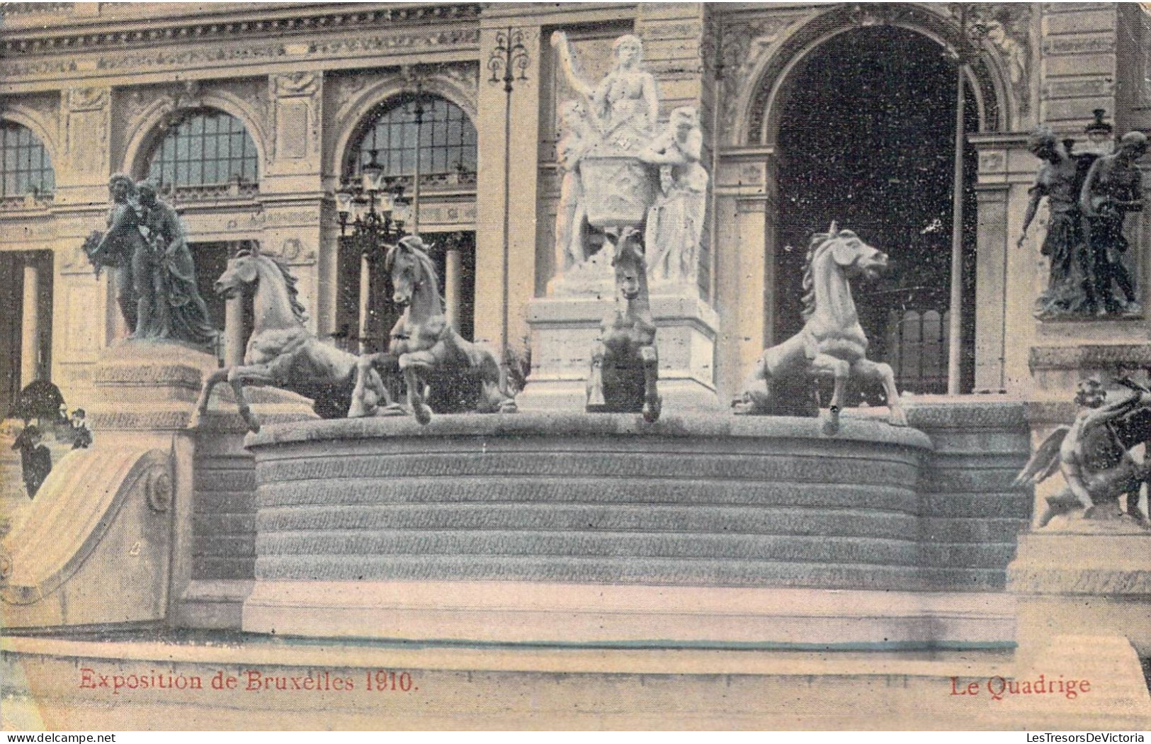 BELGIQUE - Bruxelles - Exposition De Bruxelles 1910 -  Le Quadrige - Carte Postale Ancienne - Mostre Universali