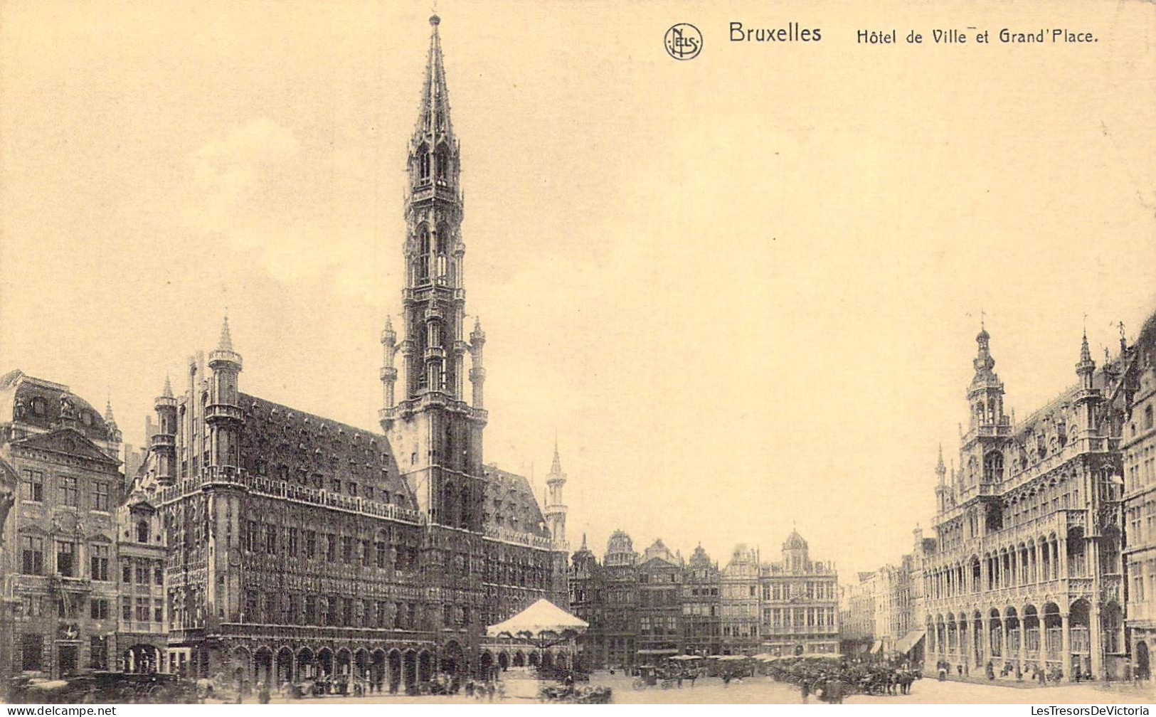BELGIQUE - Bruxelles - Hôtel De Ville Et Grand' Place - Carte Postale Ancienne - Places, Squares