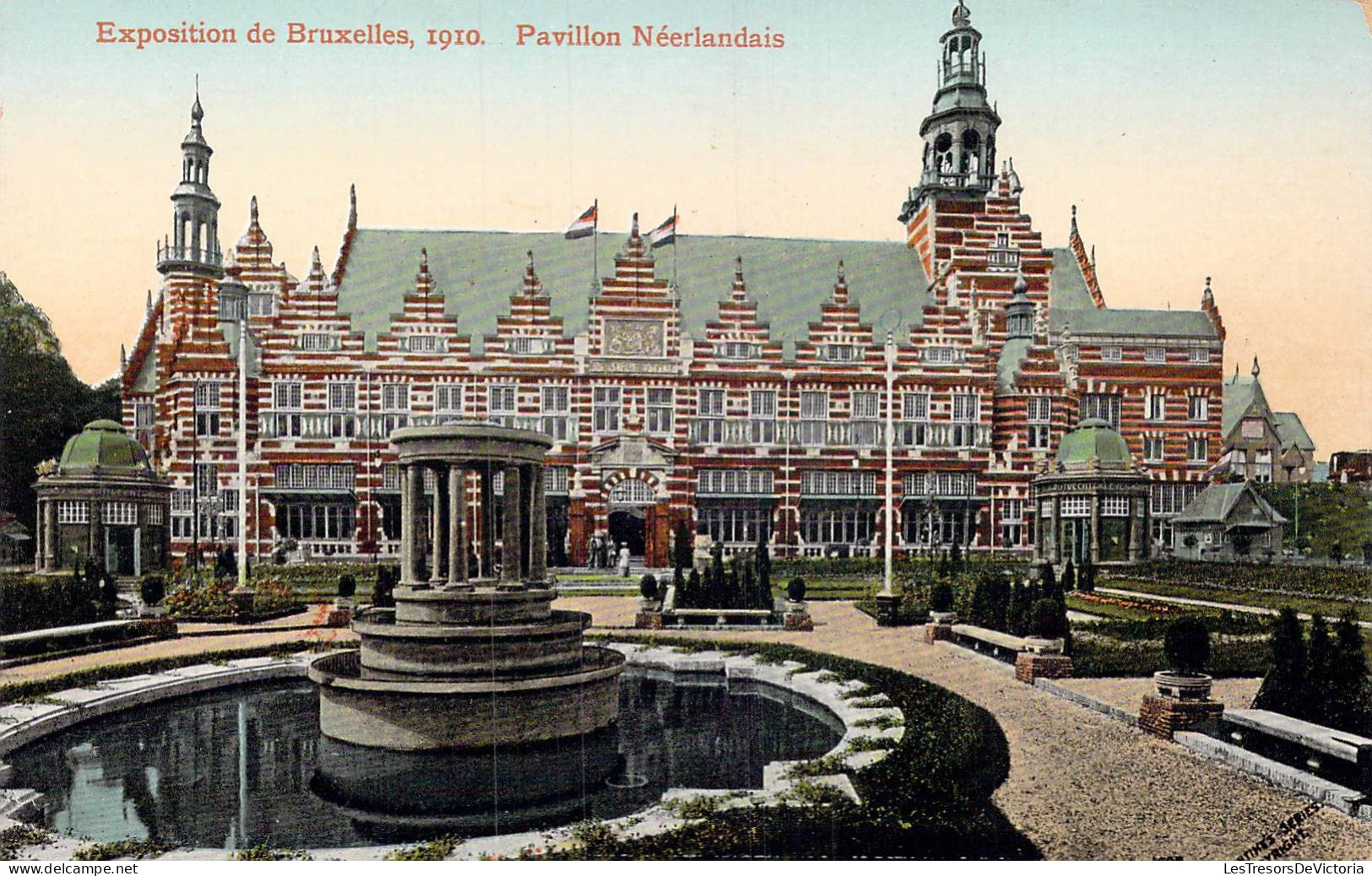 BELGIQUE - Bruxelles - Expositions De Bruxelles 1910 - Pavillon Néerlandais  - Carte Postale Ancienne - Mostre Universali