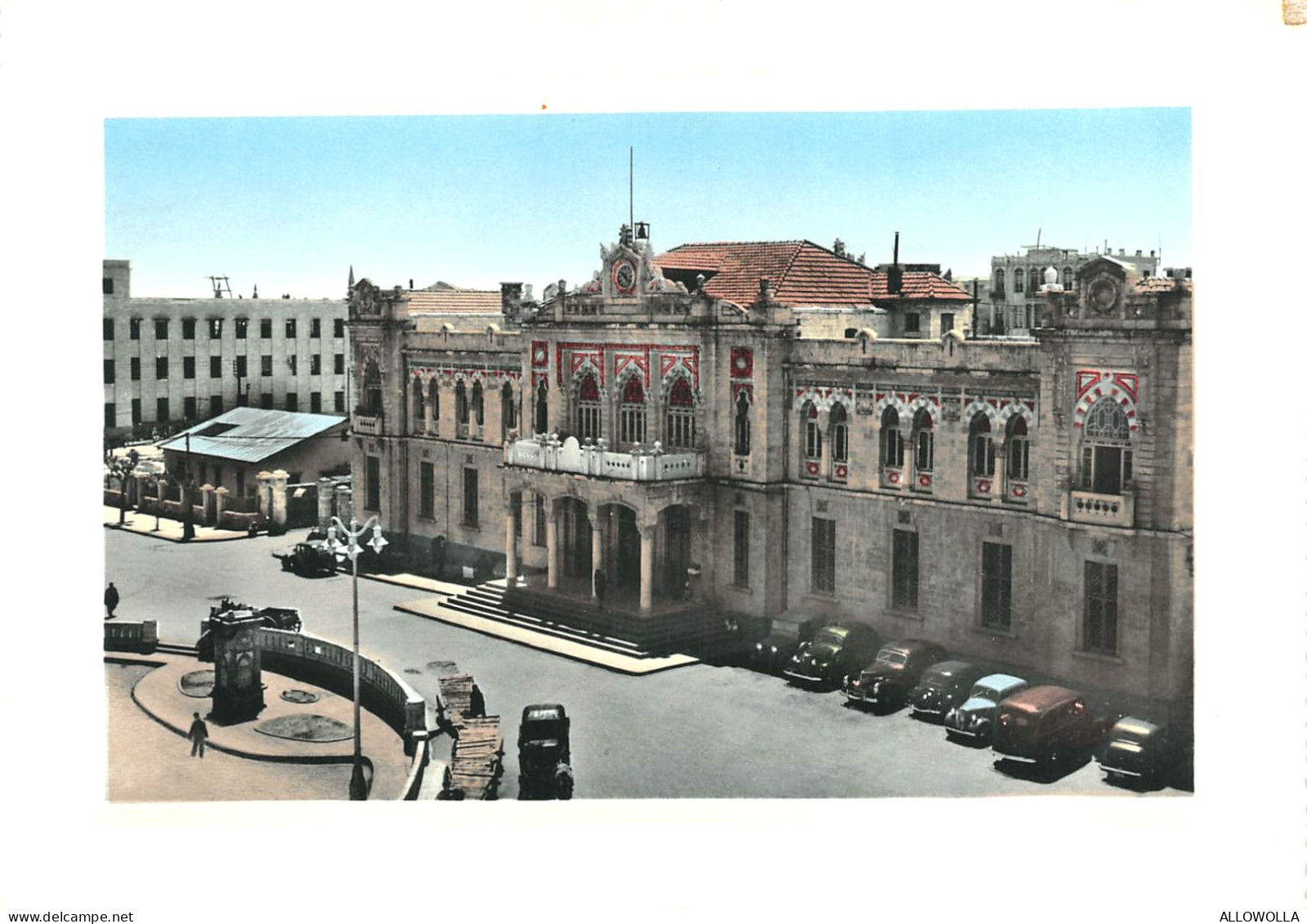 20478 " DAMAS-LA GARE DE HEDJAZ-DAMASCUS-HEDIAZ STATION "-VERA FOTO-CART. POST. NON SPEDITA - Syrie