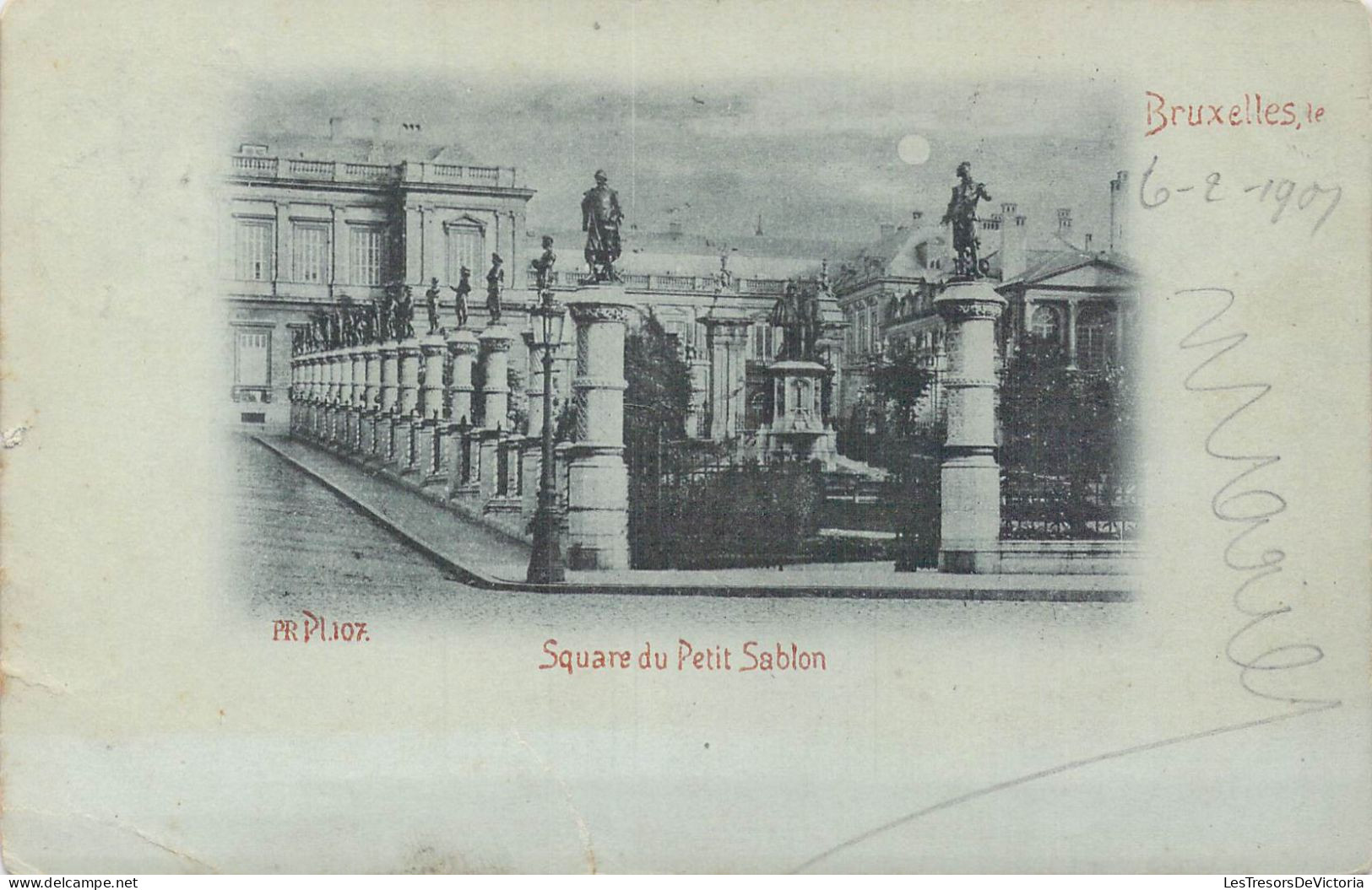 BELGIQUE - Bruxelles - Square De Petit Sablon - Carte Postale Ancienne - Places, Squares