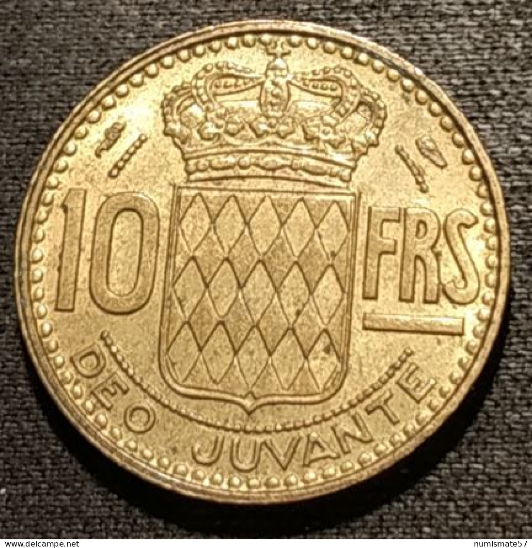 MONACO - 10 FRANCS 1951 - Rainier III - KM 130 - 1949-1956 Old Francs