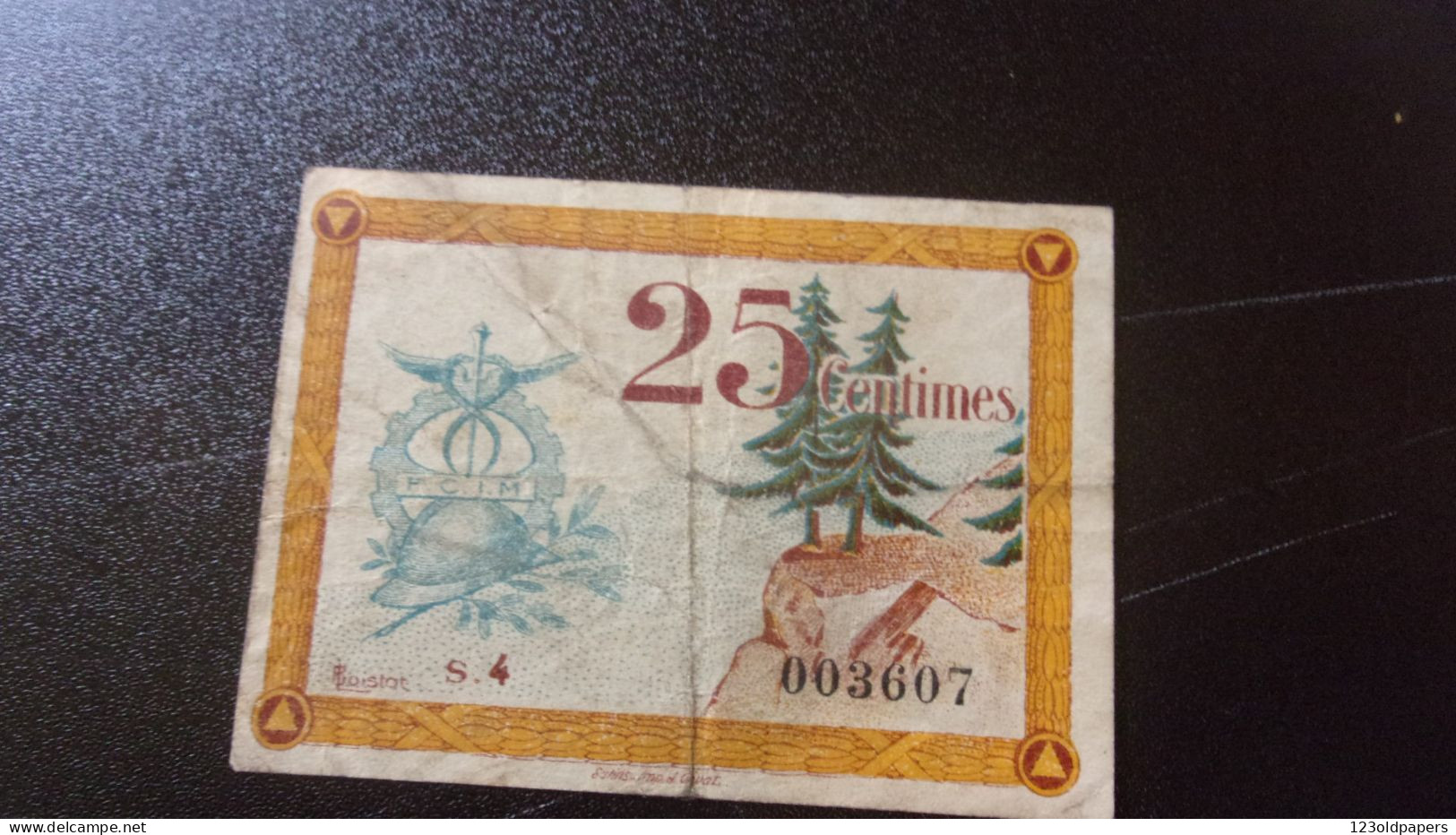 Jura 39 Salins-les-bains , 1ère Guerre Mondiale 25 Centimes Infirmiers Militaires - Bonos