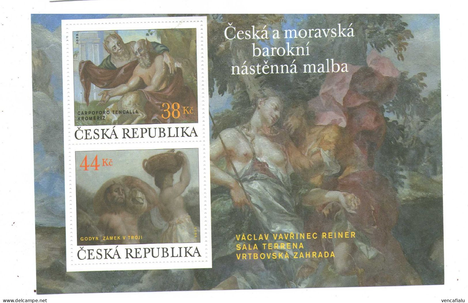 Year 2023 - Baroque Painting, S/S, MNH - Blocks & Sheetlets