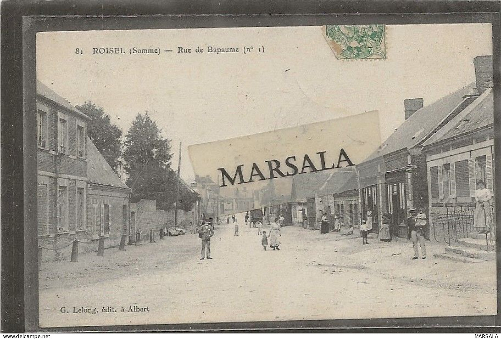 CPA Roisel  Rue De Bapaume - Roisel