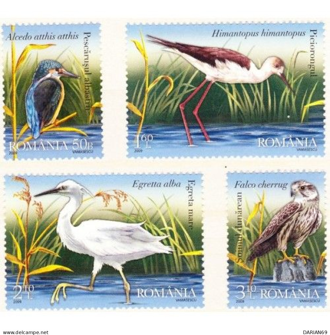 ROMANIA 1827, 2009,*  Birds Of Danube Delta, Oiseaux De Delta Du Danube - Sonstige & Ohne Zuordnung