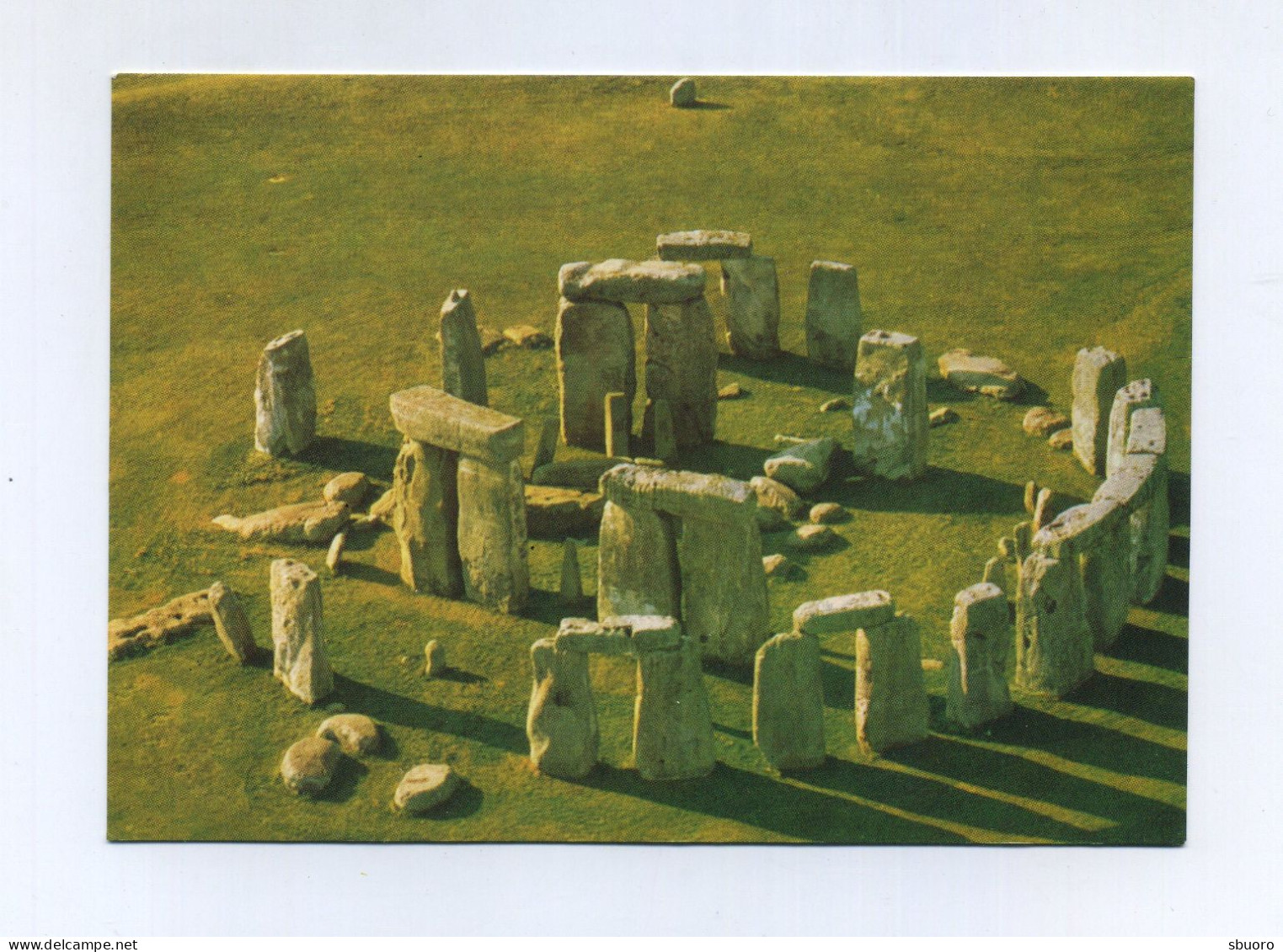 CP Neuve. Stonhehenge, Salisbury. Aerial View, Centre From The South East. Wilsons Printers (Leicester) Crown Copyrigth - Stonehenge