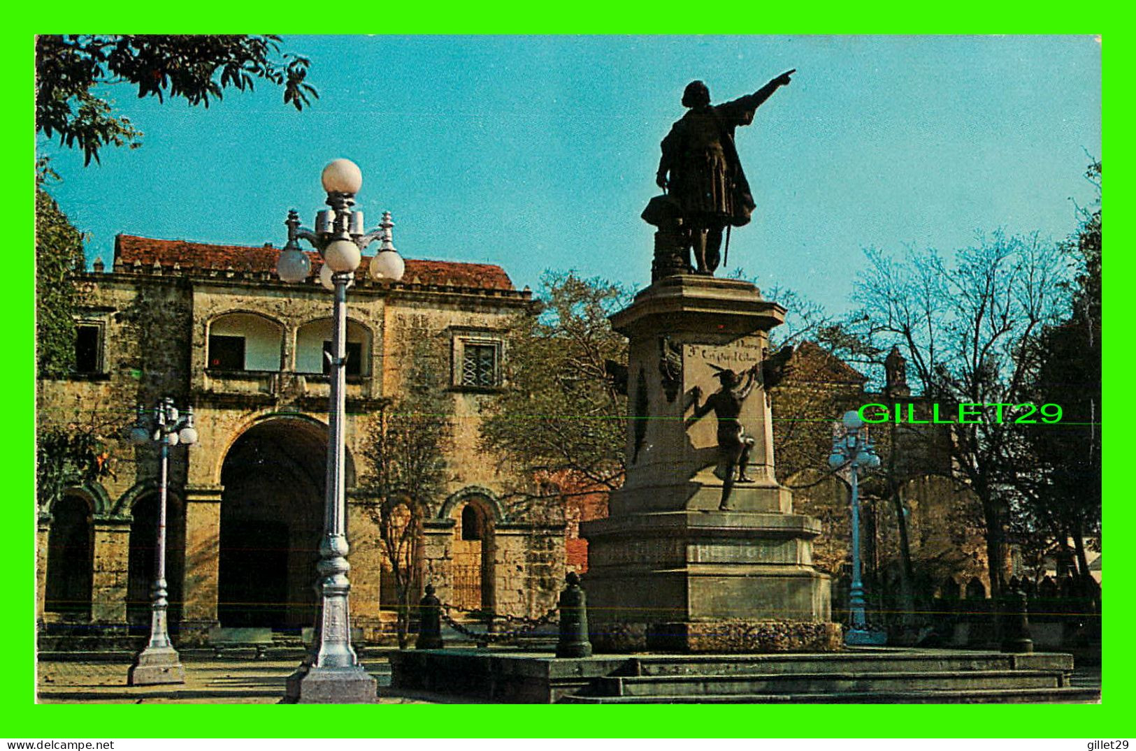 SANTO DOMINGO, RÉPUBLIQUE DOMINICAINE - MONUMENTO A CRISTOBASL COLON - THE DUKANE PRESS INC - - Repubblica Dominicana