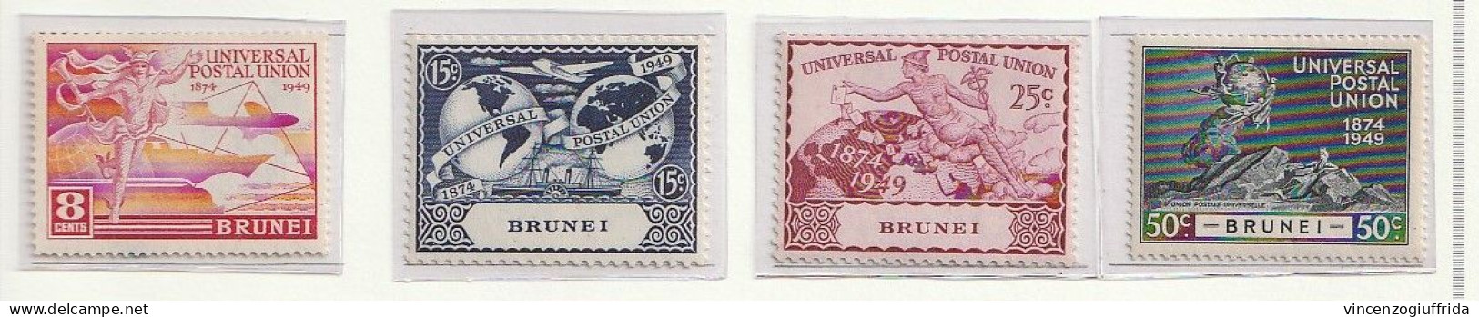 Brunei  1949 The 75th Anniversary Of The Universal Postal Union  MNH** - Brunei (...-1984)