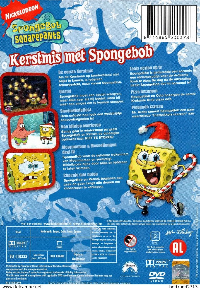 Nickelodeon Spongebob Squarepants "Kerstmis Met Spongebob" - Children & Family