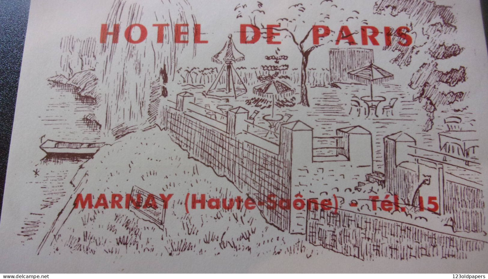 70 MARNAY HOTEL DE PARIS - Marnay