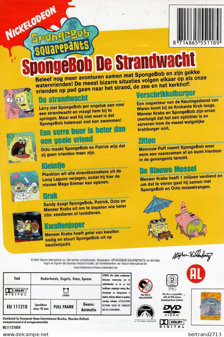 Nickelodeon Spongebob Squarepants "Spongebob De Strandwacht" - Familiari