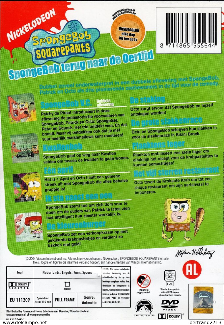 Nickelodeon Spongebob Squarepants "Spongebob Terug Naar De Oertijd" - Infantiles & Familial