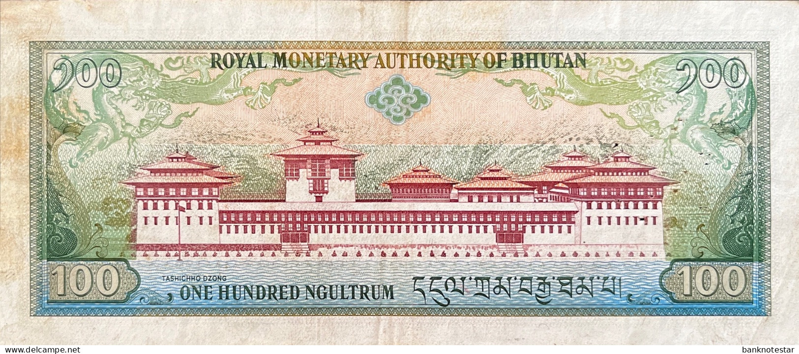 Bhutan 100 Ngultrum, P-20 (1994) - Very Fine - Bhután