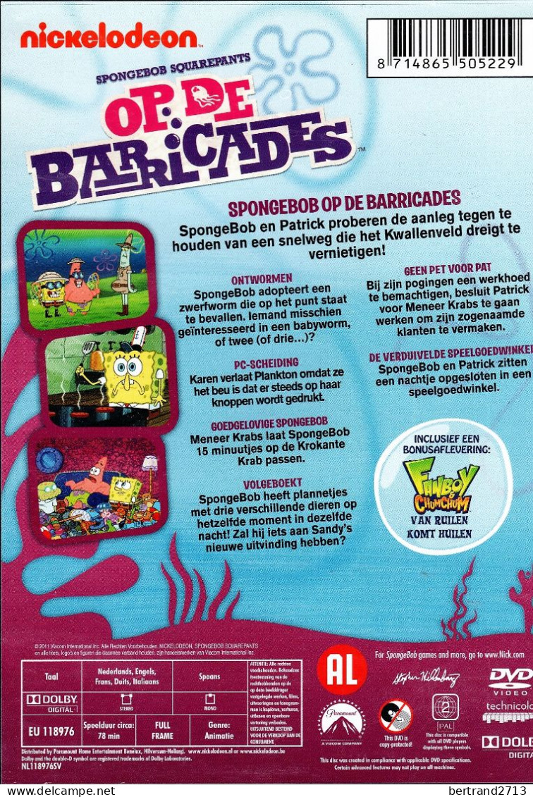 Nickelodeon Spongebob Squarepants "Op De Barricades" - Infantiles & Familial