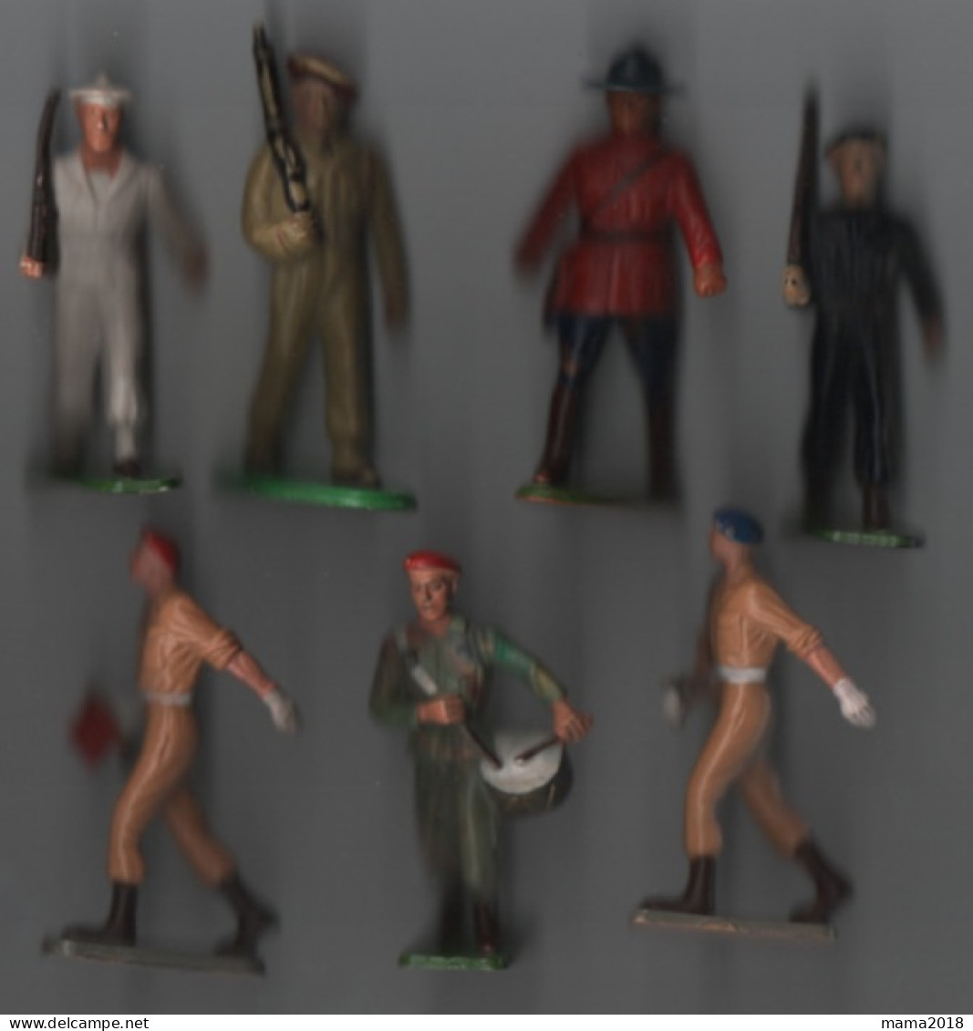 Starlux  Lot De 7 Figurines Militaires - Starlux