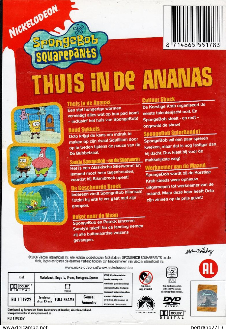 Nickelodeon Spongebob Squarepants "Thuis In De Ananas" - Enfants & Famille