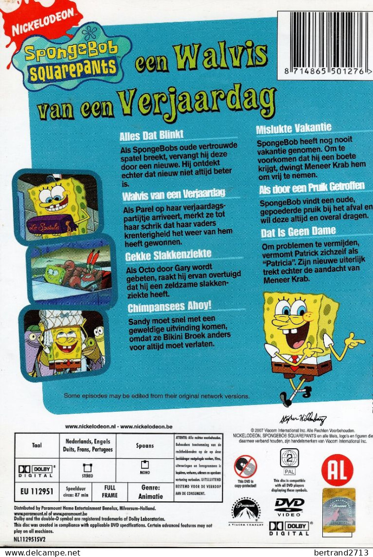 Nickelodeon Spongebob Squarepants "Een Walvis Van Een Verjaardag" - Infantiles & Familial