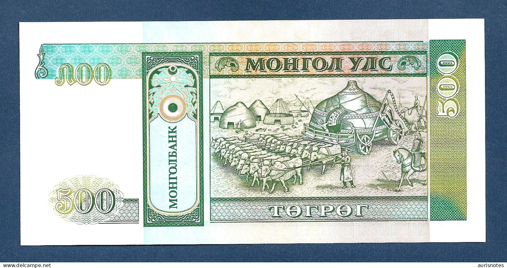 Mongolia 500 Tugrik 1993 P58a AA Prefix & Low Number UNC - Mongolie