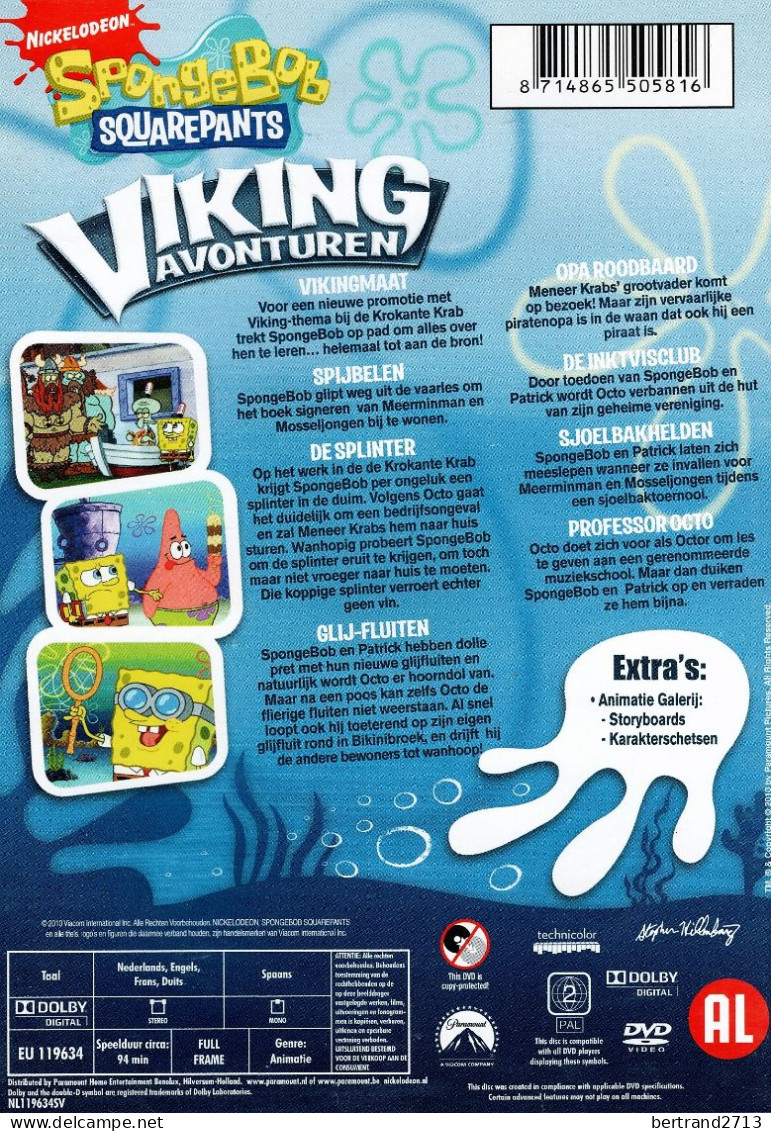 Nickelodeon Spongebob Squarepants "Viking Avonturen" - Infantiles & Familial