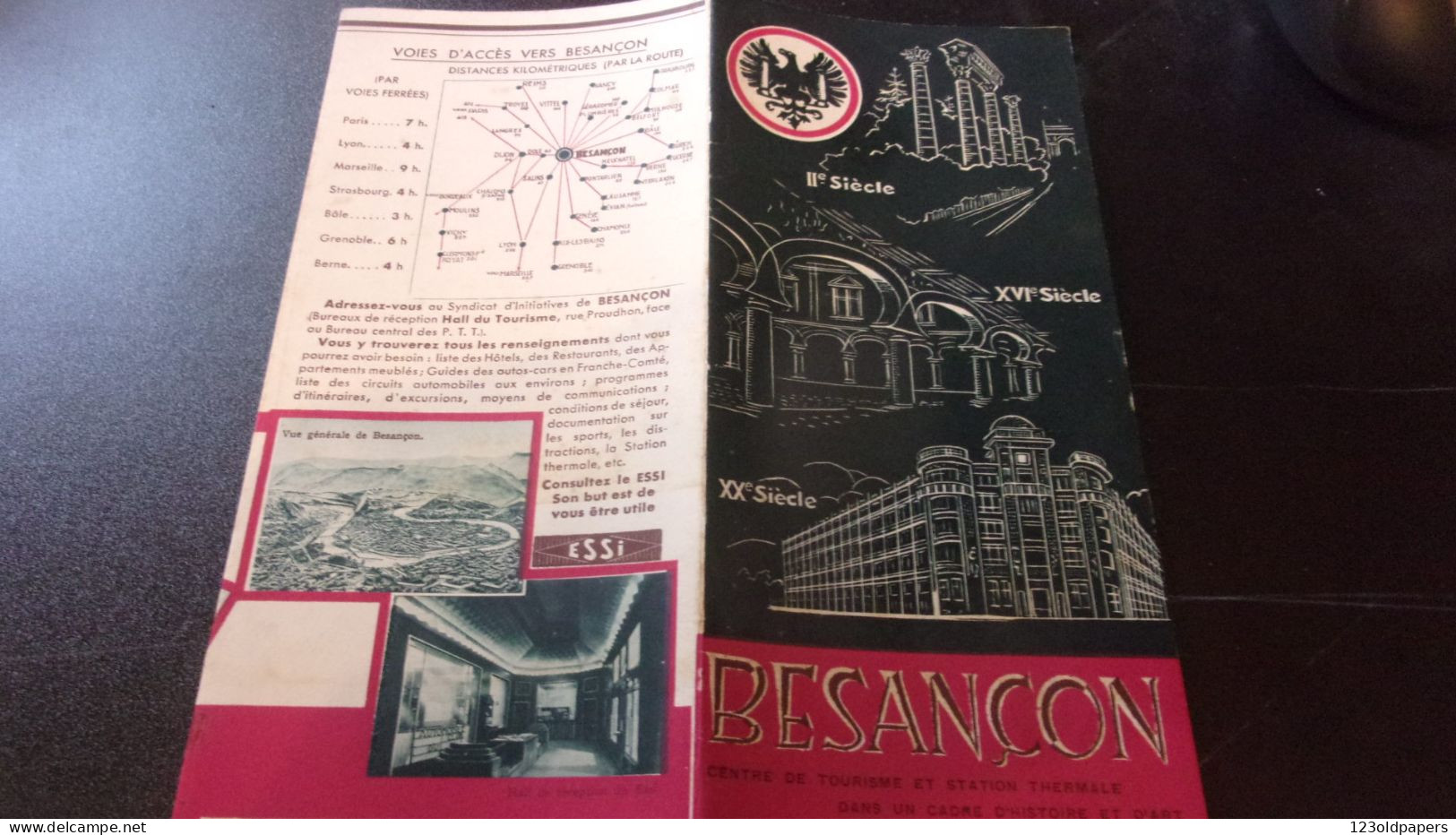 25 - BESANCON - DEPLIANT TOURISTIQUE - Tourism Brochures
