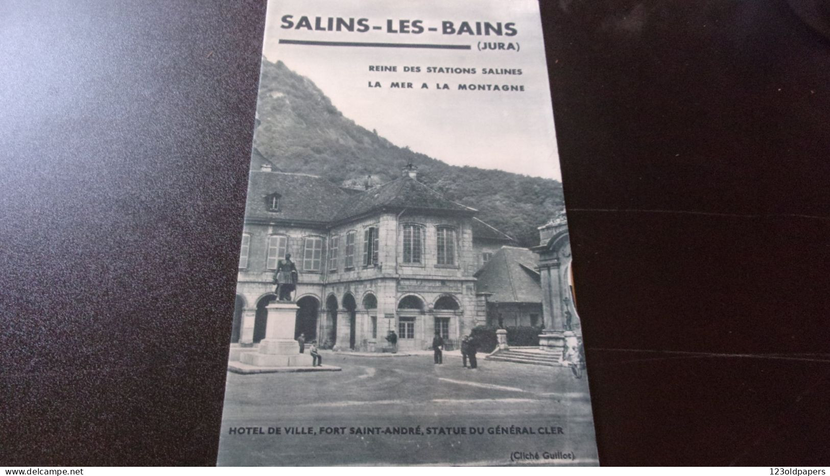 39 SALINS LES BAINS  DEPLIANT TOURISTIQUE - Reiseprospekte