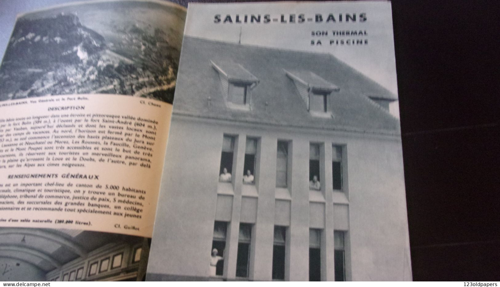 39 SALINS LES BAINS  DEPLIANT TOURISTIQUE - Tourism Brochures