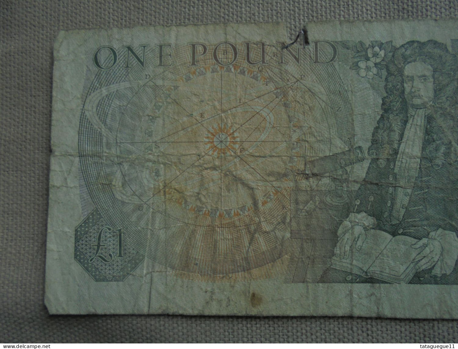 Ancien - Billet de banque - One Pound Bank of England - J.B Page