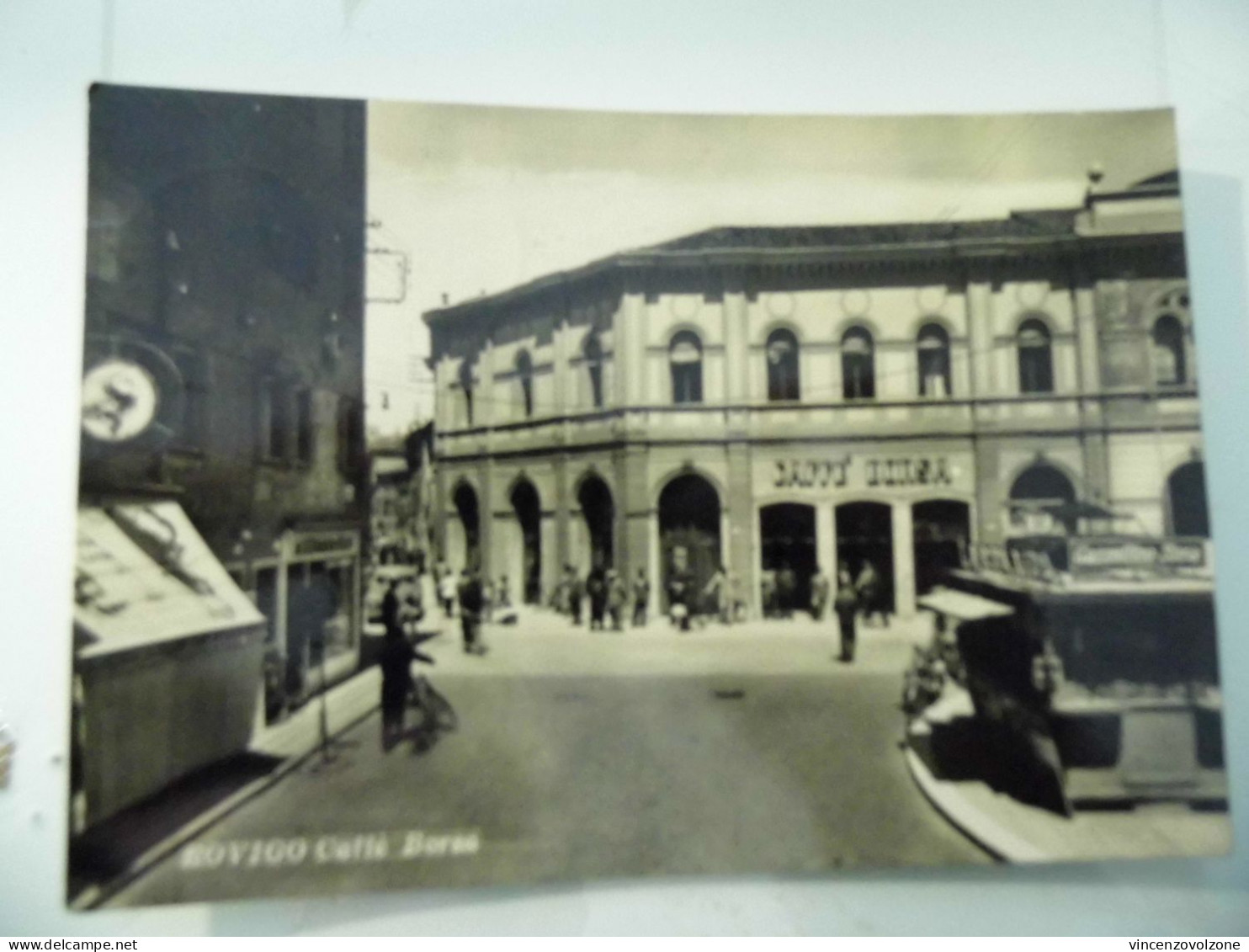 Cartolina Viaggiata "ROVIGO Caffè Borsa" 1956 - Cafes, Hotels & Restaurants