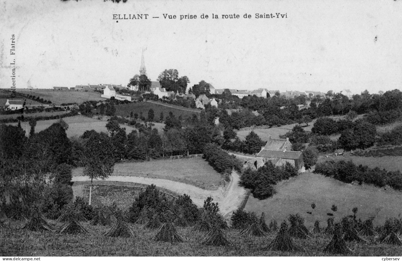 ELLIANT - Vue Prise De La Route De Saint-Yvi - Elliant